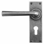 Tunstall Lever - Euro Lock Door Lever