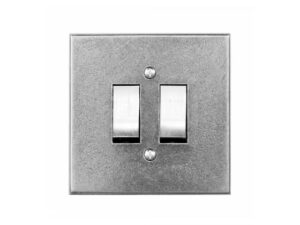 Wallplate - 2 Gang Switch Plate Only