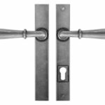 Derwent Multipoint Door Lever Lock/Patio Backplate - Unsprung