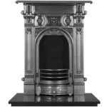 Victorian Small Cast Iron Combination Fireplace