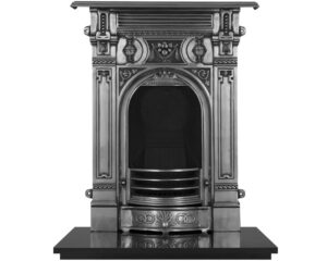 Victorian Small Cast Iron Combination Fireplace