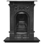 Victorian Small Cast Iron Combination Fireplace