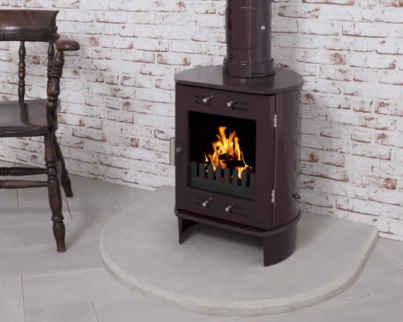 Sandstone Curved Stove Hearth