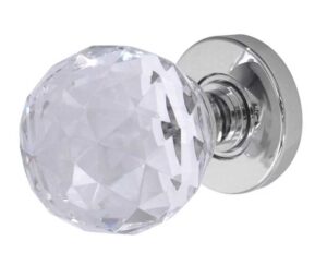 Faceted Glass Mortice Knob