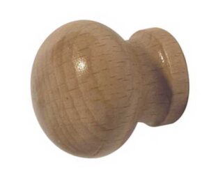 Varnished Wooden Knob