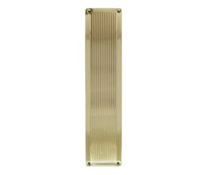 Reeded Finger Plate