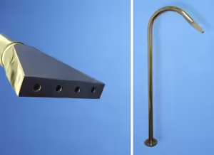 Poolside Spa Shower - Flat 4 Hole Nozzle