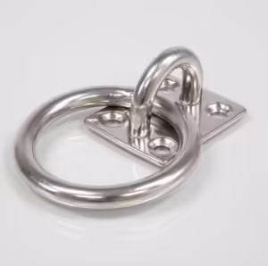 Four Hole Eyeplate with Ring
