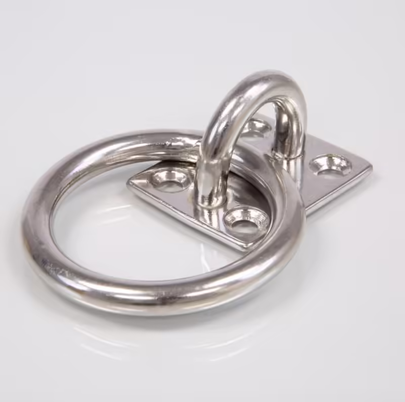 Four Hole Eyeplate with Ring