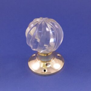 Faceted Glass Door Knob