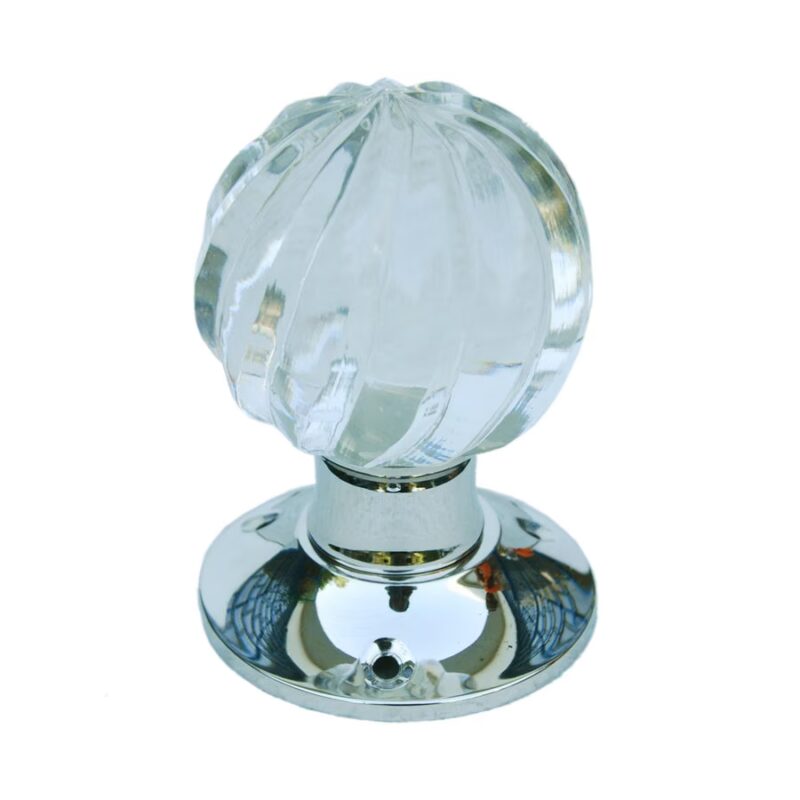 Faceted Glass Door Knob