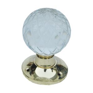 Faceted Glass Door Knob