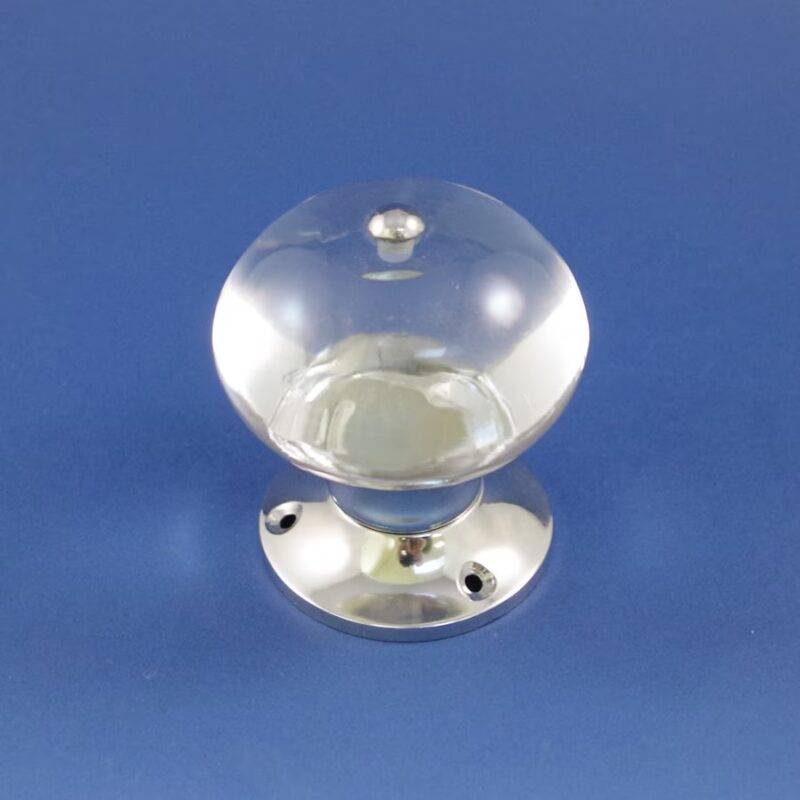 Oval Glass Door Knob