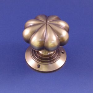 Flower Brass Door Knob