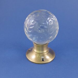 Faceted Glass Door Knob