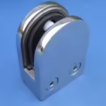 Flat-back D Glass Clamp for 10mm Glass