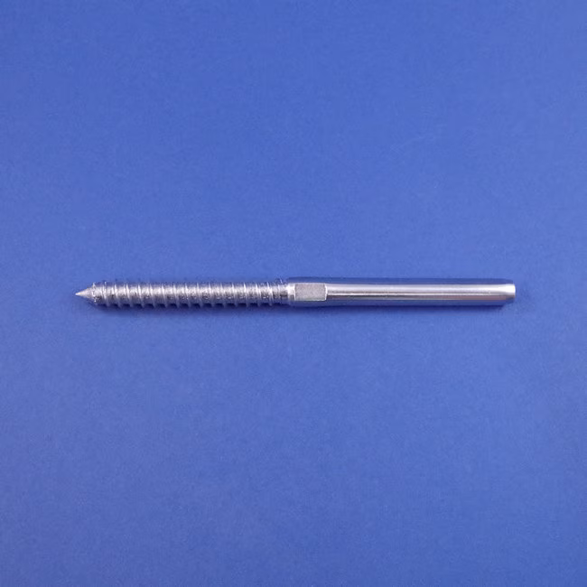 Swage Stud with Wood Thread