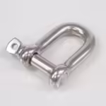 D Shackle with Screw Collar Pin