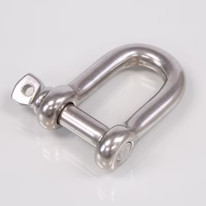 D Shackle with Screw Collar Pin