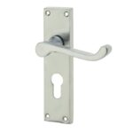 Victorian Suite Scroll Lever - Euro Lock