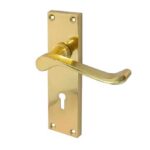 Victorian Suite Scroll Lever - Lock
