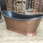 Double Slipper Bath with Plinth