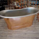 Copper and Nickel Double Slipper Bath