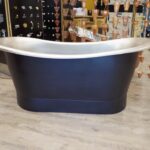 Black EPI and Nickel Double Slipper Bath