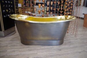 Brass Double Slipper Bath