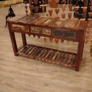 Recycled Wood Console Table or Sideboard