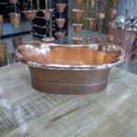 Polished Copper Inside Sink