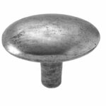 Oval Hammered Knob