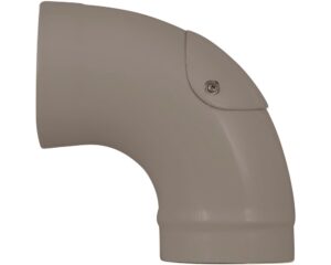 90° Swept Elbow Stove Pipe - With door