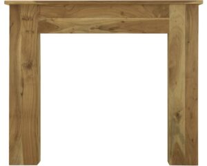 New England Wooden Fireplace Surround