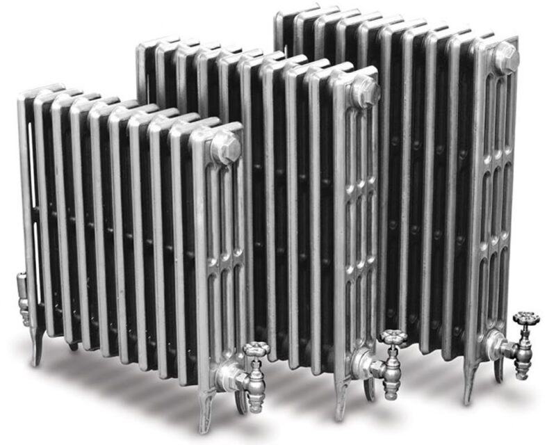 Victorian 4 Column Cast Iron Radiator 3