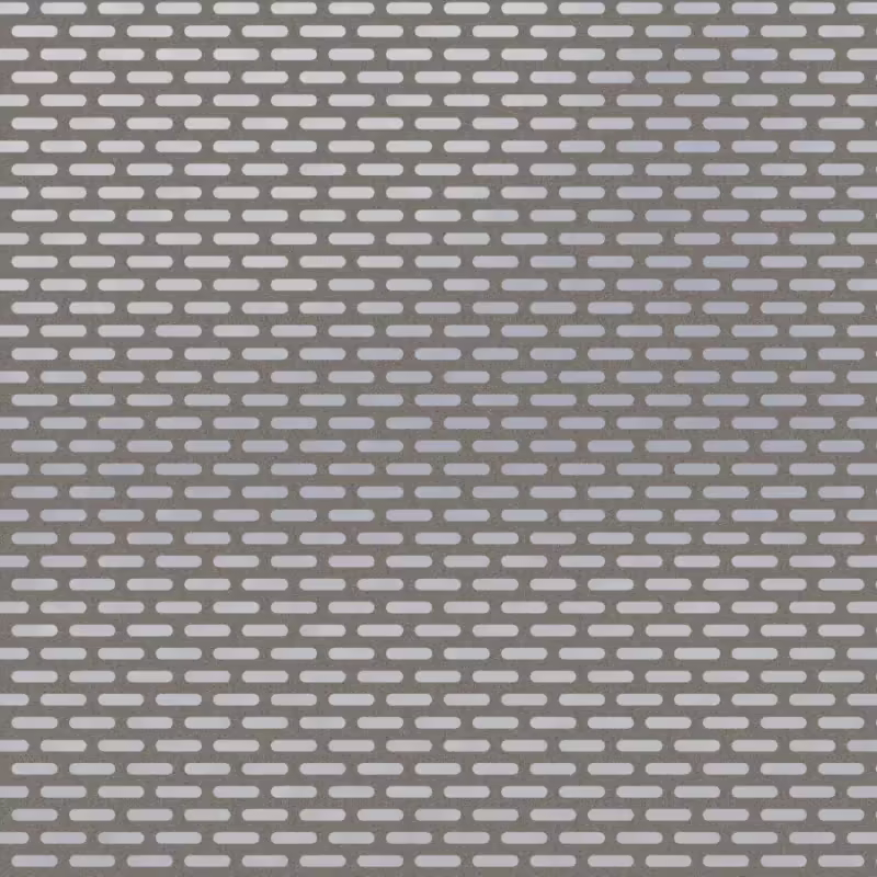 Perforated Sheet - 5mm x 20mm Slotted Hole